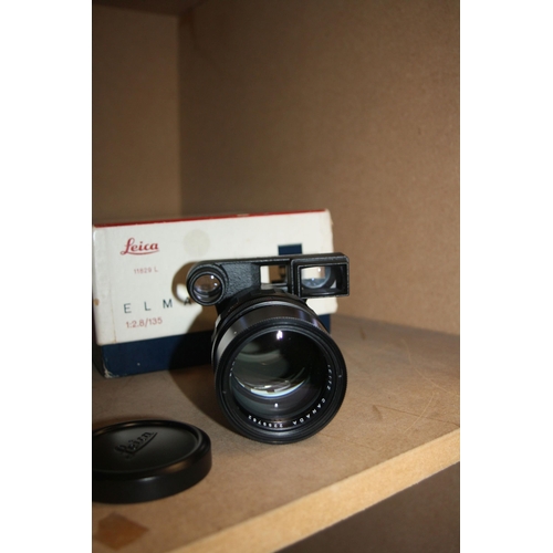 862 - A LEITZ CANADA ELMARIT 135 mm f2.8 LENS with original box Serial No 2289762. Condition lens looks al... 