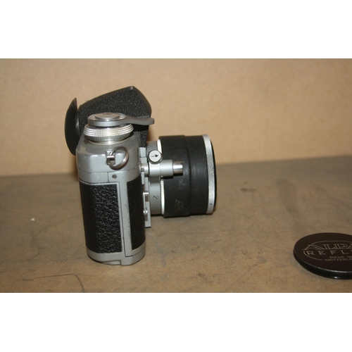 887 - A PIGNONS ALPA 9D REFLEX SLR CAMERA in chrome Serial no 46667 fitted with a Switar 50mm f1.8 lens an... 