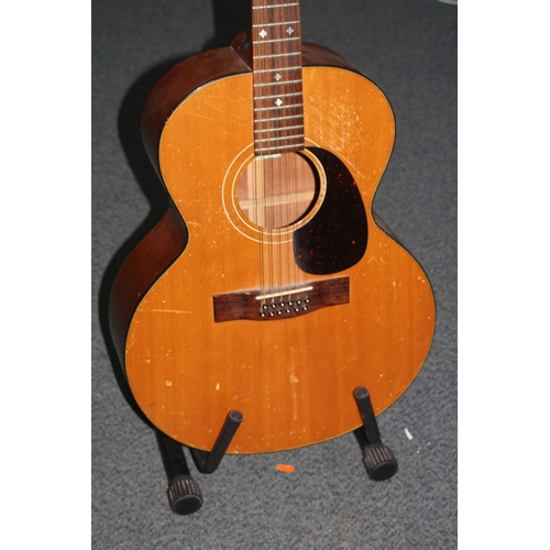 941 - A CHRISTOPHER J ECCLESHAW CUSTOM D1334 12 STRING ACOUSTIC GUITAR Serial No 119 with solid spruce top... 