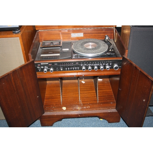 959 - A PERIOD HIGH FIDELITY PHF-20G BACHELORS CHEST with Garrard turntable ( no PAT due to uninsulated pl... 