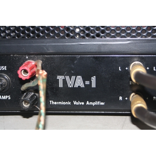 960 - A MICHAELSON AND AUSTIN TVA-1 VALVE HI FI POWER AMPLIFIER ( PAT pass and working)