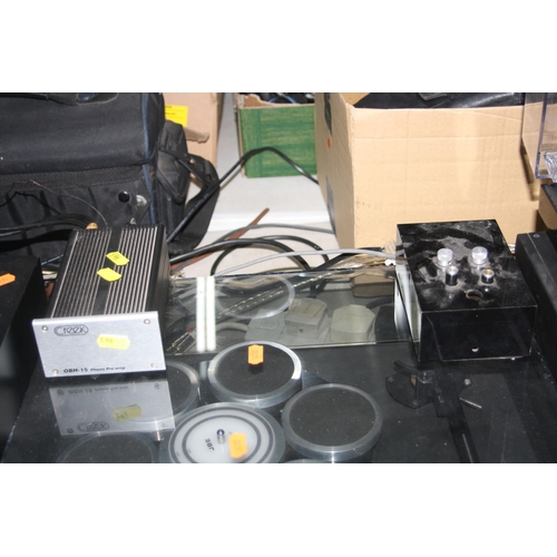 963 - A JBE 50Hz TURNTABLE with Ortofon cartridge, controller and a Creek OBH-15 Phono Pre Amp (3) ( PAT f... 