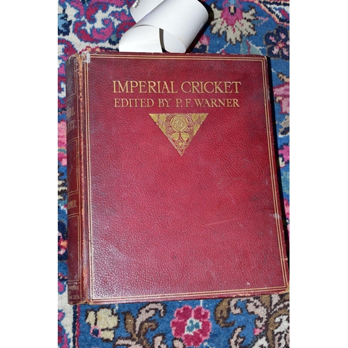 441 - IMPERIAL CRICKET, edited by P.F. Warner, pub. The London and County Press Association Ltd. 1912, cop... 