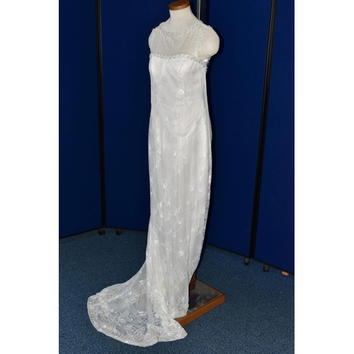 254 - WEDDING DRESS, end of season stock clearance (may have slight marks or very minor damage) size 6, by... 