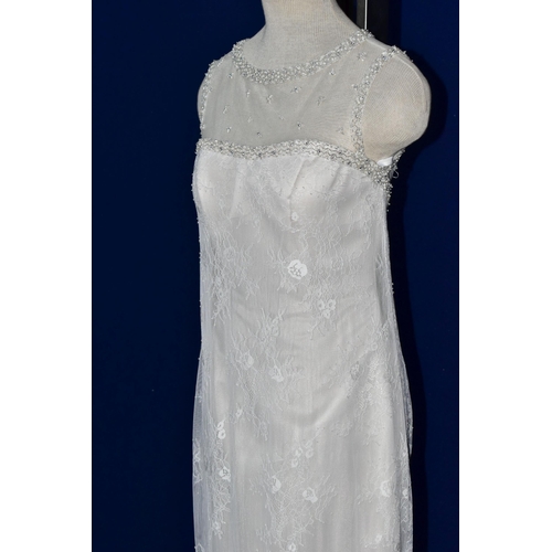 254 - WEDDING DRESS, end of season stock clearance (may have slight marks or very minor damage) size 6, by... 