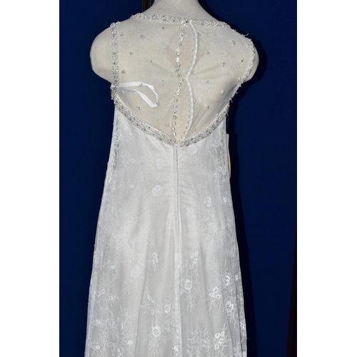 254 - WEDDING DRESS, end of season stock clearance (may have slight marks or very minor damage) size 6, by... 