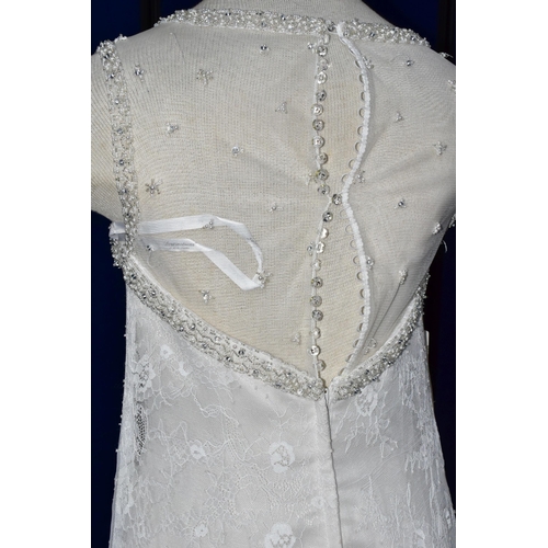 254 - WEDDING DRESS, end of season stock clearance (may have slight marks or very minor damage) size 6, by... 