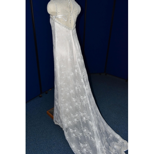 254 - WEDDING DRESS, end of season stock clearance (may have slight marks or very minor damage) size 6, by... 