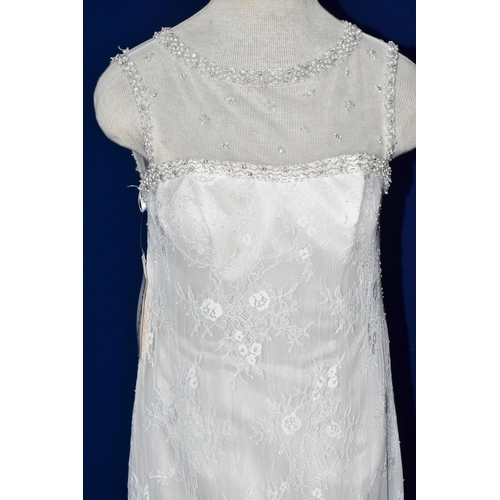 254 - WEDDING DRESS, end of season stock clearance (may have slight marks or very minor damage) size 6, by... 