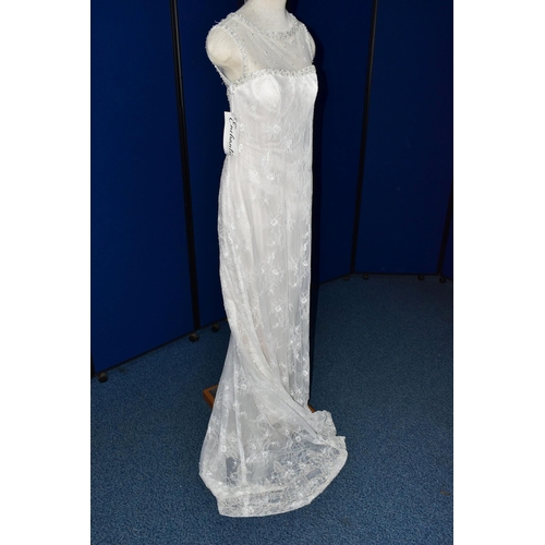 254 - WEDDING DRESS, end of season stock clearance (may have slight marks or very minor damage) size 6, by... 