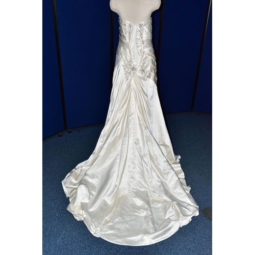 266 - WEDDING DRESS, end of season stock clearance (may have slight marks or very minor damage) size 10/12... 