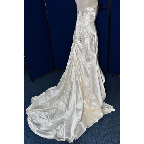 266 - WEDDING DRESS, end of season stock clearance (may have slight marks or very minor damage) size 10/12... 