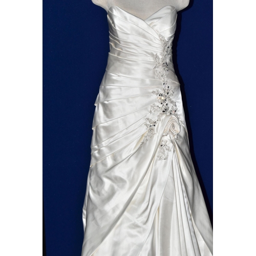 266 - WEDDING DRESS, end of season stock clearance (may have slight marks or very minor damage) size 10/12... 