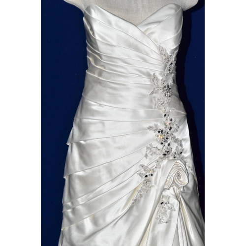 266 - WEDDING DRESS, end of season stock clearance (may have slight marks or very minor damage) size 10/12... 