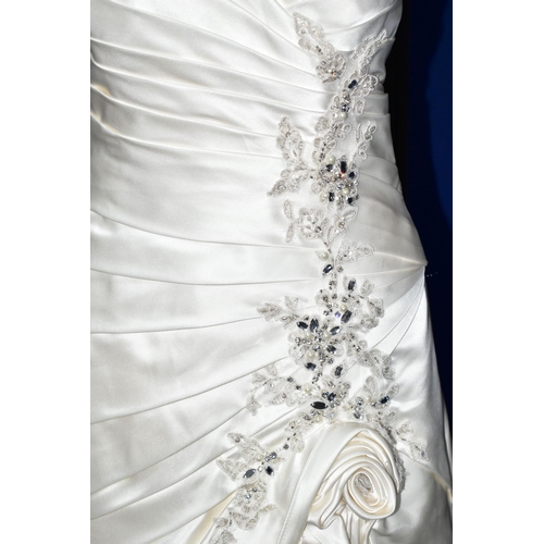 266 - WEDDING DRESS, end of season stock clearance (may have slight marks or very minor damage) size 10/12... 