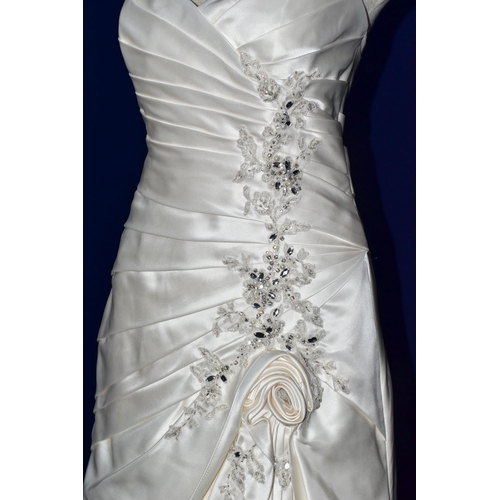 266 - WEDDING DRESS, end of season stock clearance (may have slight marks or very minor damage) size 10/12... 