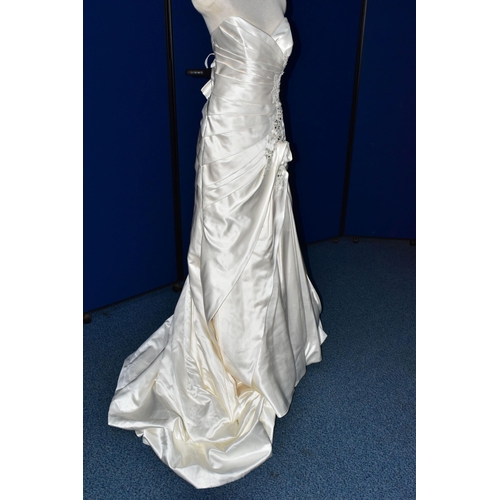 266 - WEDDING DRESS, end of season stock clearance (may have slight marks or very minor damage) size 10/12... 