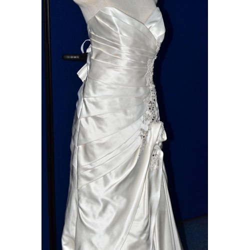 266 - WEDDING DRESS, end of season stock clearance (may have slight marks or very minor damage) size 10/12... 