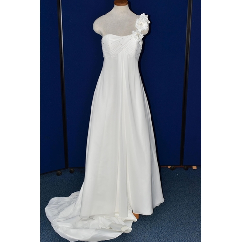 267 - WEDDING DRESS, end of season stock clearance (may have slight marks or very minor damage) size 10, c... 