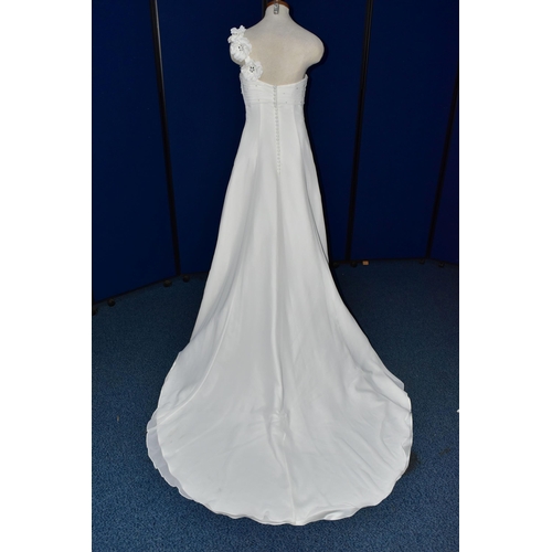 267 - WEDDING DRESS, end of season stock clearance (may have slight marks or very minor damage) size 10, c... 