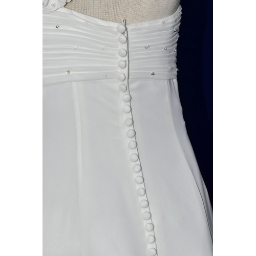 267 - WEDDING DRESS, end of season stock clearance (may have slight marks or very minor damage) size 10, c... 