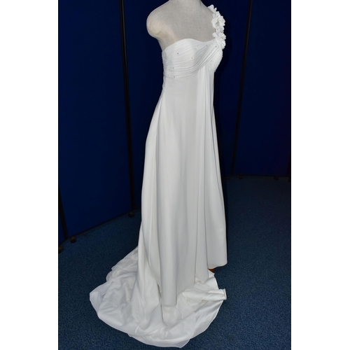 267 - WEDDING DRESS, end of season stock clearance (may have slight marks or very minor damage) size 10, c... 