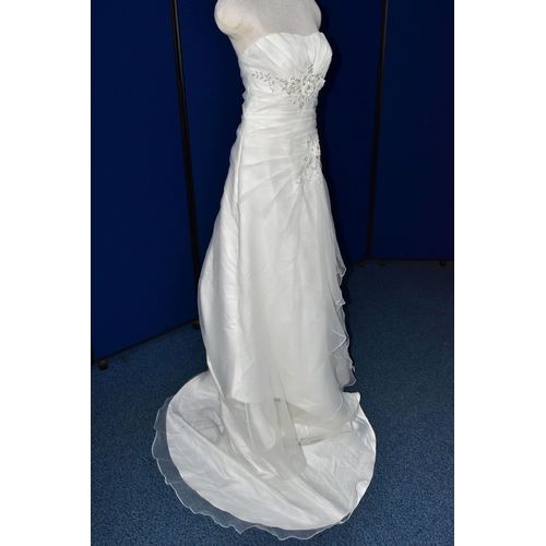 271 - WEDDING DRESS, end of season stock clearance (may have slight marks or very minor damage) size 8/10,... 