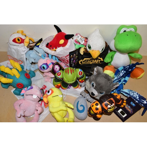 703 - BOX CONTAINING RARE WORLD OF WARCRAFT PLUSH TOYS, including Murlock, Nether Faerie Dragon, Murky, tw... 