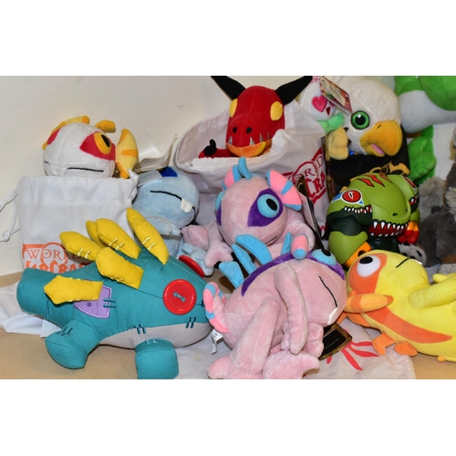 703 - BOX CONTAINING RARE WORLD OF WARCRAFT PLUSH TOYS, including Murlock, Nether Faerie Dragon, Murky, tw... 