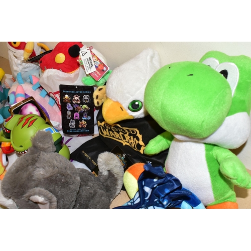 703 - BOX CONTAINING RARE WORLD OF WARCRAFT PLUSH TOYS, including Murlock, Nether Faerie Dragon, Murky, tw... 