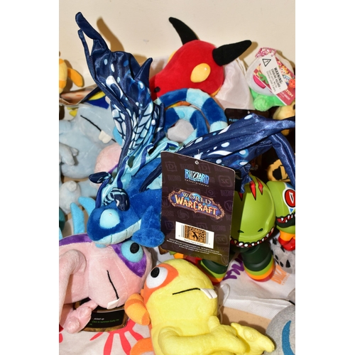 703 - BOX CONTAINING RARE WORLD OF WARCRAFT PLUSH TOYS, including Murlock, Nether Faerie Dragon, Murky, tw... 