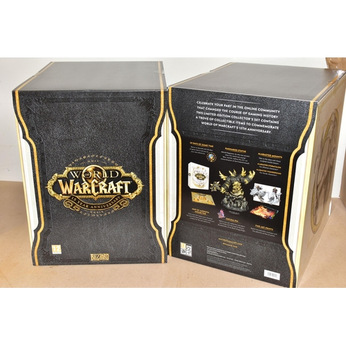 704 - TWO WORLD OF WARCRAFT 15 YEAR ANNIVERSARY COLLECTOR'S EDITIONS UNOPENED, each includes an exclusive ... 