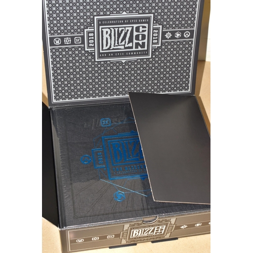 719 - BOX CONTAINING A QUANTITY OF BLIZZARD MEMROBELLIA, including the Blizzard 2018 Employee Gift - Float... 