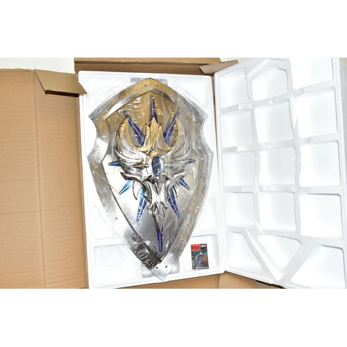 724 - BLIZZARD ENTERTAINMENT EMPLOYEE SHIELD GIFT, shield gift that was given out to Blizzard Entertainmen... 