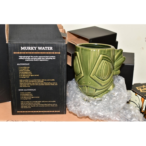 726 - BLIZZARD ENTERTAINMENT 2020 EMPLOYEE TIKI BAR PARTY SET, gift set that was given to Blizzard employe... 