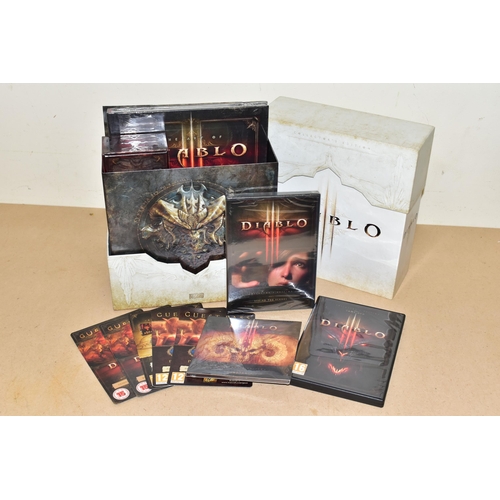 730 - DIABLO III COLLECTORS EDITION SOME ITEMS SEALED, the collector's edition includes the Diablo III gam... 