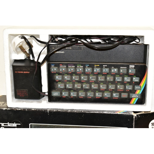 734 - ZX SPECTRUM 16K BOXED WITH A QUANTITY OF GAMES, games include Spectral Panic, Select 1: A Collection... 