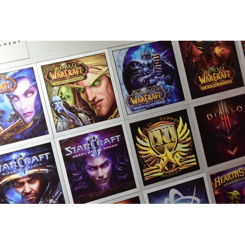 736 - BLIZZARD ENTERTAINMENT EMPLOYEE EXCLUSIVE GAME BADGES, Blizzard employee excusive game badges, that ... 