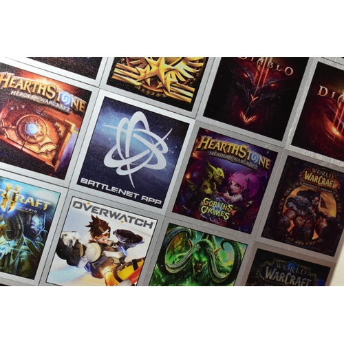 736 - BLIZZARD ENTERTAINMENT EMPLOYEE EXCLUSIVE GAME BADGES, Blizzard employee excusive game badges, that ... 