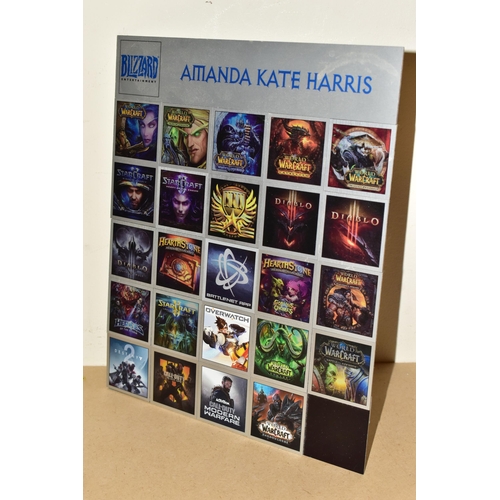 736 - BLIZZARD ENTERTAINMENT EMPLOYEE EXCLUSIVE GAME BADGES, Blizzard employee excusive game badges, that ... 