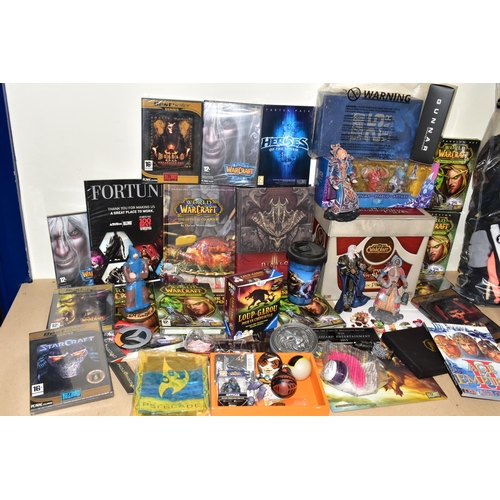 755 - QUANTITY OF BLIZZARD ENTERTAINMENT MERCHANDISE, including (but not limited to) clothing, books, acti... 