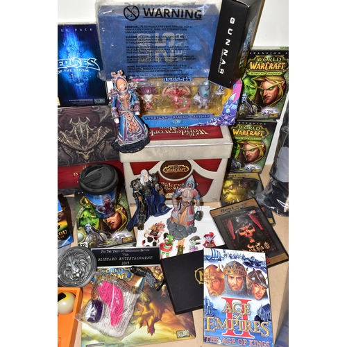 755 - QUANTITY OF BLIZZARD ENTERTAINMENT MERCHANDISE, including (but not limited to) clothing, books, acti... 