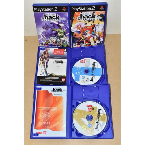 761 - COMPLETE DOT HACK SERIES FOR THE PLAYSTATION 2, includes .hack//INFECTION, .hack//MUTATION, .hack//O... 