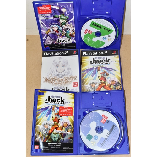 761 - COMPLETE DOT HACK SERIES FOR THE PLAYSTATION 2, includes .hack//INFECTION, .hack//MUTATION, .hack//O... 