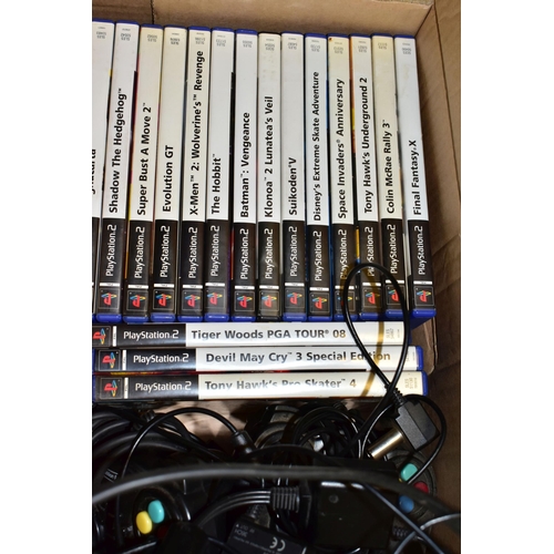 762 - PLAYSTATION 2 CONSOLE AND A QUANTITY OF GAMES, games include Mana Khemia: Alchemists of Al-revis (in... 