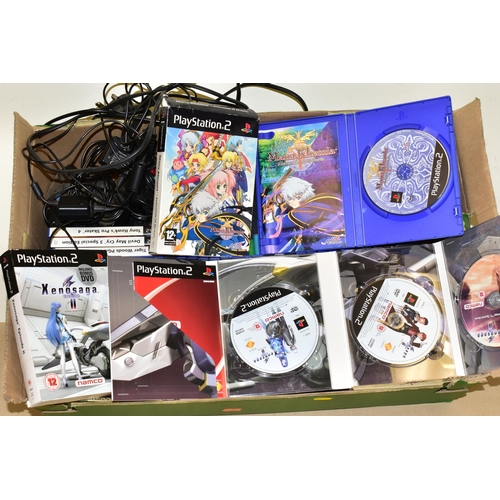 762 - PLAYSTATION 2 CONSOLE AND A QUANTITY OF GAMES, games include Mana Khemia: Alchemists of Al-revis (in... 