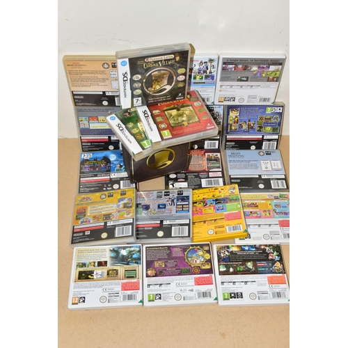 766 - QUANTITY OF DS AND 3DS BOXED GAMES, including Professor Layton and the Curious Village, Professor La... 