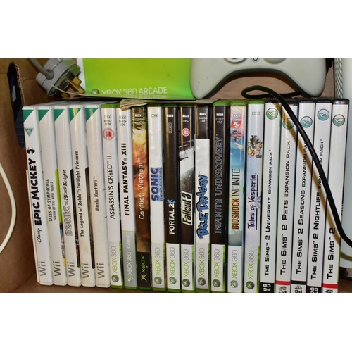 772 - NINTENDO WII, MICROSOFT XBOX 360, GAMES AND OTHER GAMING ITEMS, Nintendo Wii games include Mario Kar... 