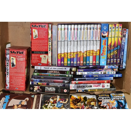 776 - BOX OF ANIME DVDS, including Professor Layton & The Eternal Diva (complete with storyboard), Sonic T... 