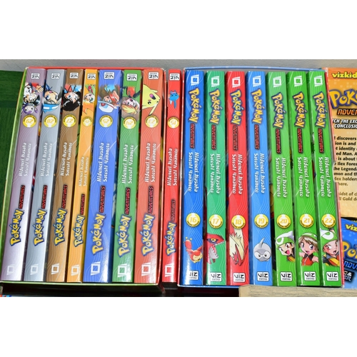 779 - POKEMON ADVENTURES VOLUMES 1-23, a collection of Manga that goes through the Red & Blue storyline, t... 